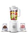 Sonashi 3in1 Blender with Unbreakable Blender(1.6L) and Grinding Jars, Smoothie, Juice Maker with Spice Grinder with 3 Speed Switch, Safety Lock, High-Speed and Durable 650W SB-133N White