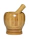 Mortar Grinding Set Brown 11x11x10centimeter
