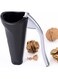 Khazna Nut Cracker Tool with Container, Walnut Clip Tool, Manual Nuts Opener, Nut Cracker Picks for Nutcracking Gadget Crack, Pecan, Hazelnuts, Almonds, Walnut, Brazil Nuts -Black