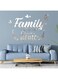 Azonee 3D Acrylic Mirror Decal Wall Decor Stickers Family Letter Quotes Wall Stickers Removable DIY Motivational Family Butterfly Mirror Stickers for Home Living Room Bedroom Office Wall Decorations