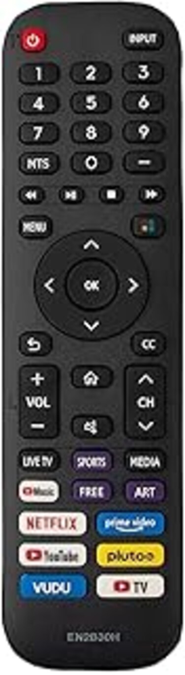 UBay Replacement for Hisense-TV-Remote, EN2B30H Remote Compatible with All Hisense 4K LED HD UHD VIDAA Smart TVs