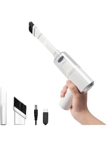 Mini Car Vacuum Cleaner Cordless, Rechargeable 120W 6000PA Handheld Vacuum Cleaner with LED Light for Car/Pet/Keyboard/Computer/Desk/Drawer Cleaning