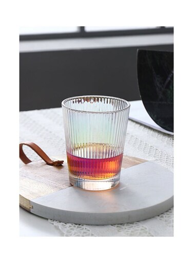 V-shaped Striped Glass Multicolour