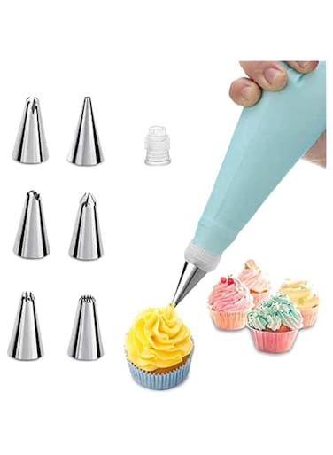 YONGERN Piping Bag and Tips Cake Decorating Supplies Kit Baking Supplies Cupcake Icing Tips with Pastry Bag for Baking Decorating Cake