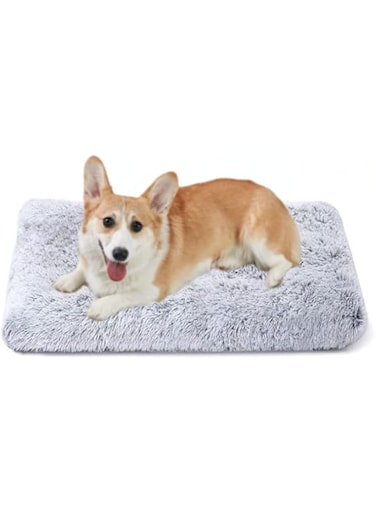 Plush, Soft, and Cozy Pet Bed for Larger Dogs with Anti-Slip Base and Easy-to-Clean Mat, Tailored for Medium to Large Pups (Grey, X-Large)