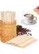 400 Pcs Wooden Coffee Stir Sticks, Natural Bamboo Coffee Stirrers for Hot Drinks, Disposable Wood Stirrer Sticks for Coffee, Tea, Cocktail, Bar, Office, Restaurant, Caf&Atilde;&copy;, Eco Friendly Beverage Stirring Sticks