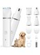 Parlberd Dog Clippers Grooming Kit Hair Clipper-Low Noise Paw Trimmer- Rechargeable - Low Noise Dog Grooming kit for Small and Large Dogs Cats and Other Pets