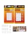 TERRIFI Utility Hooks, Damage Free Hanging Wall Hooks with Adhesive Strips for School Dorm Home Organizers, 20 Small and 6 Medium Size