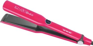 PrecisionWare Enzo EN-20171 Barbee Hair Straightener, Professional Flat Iron With Ceramic Plates, Fast Heat-Up, Adjustable Temperature, Swivel Cord, Intl Version