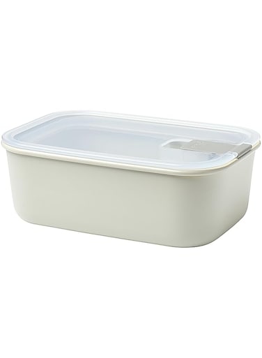 Mepal &ndash; Food container EasyClip &ndash; Food containers with lids - Clip closure - Suitable for the microwave, steam oven, refrigerator &amp; freezer - Airtight &amp; leakproof - 1000 ml - Nordic white