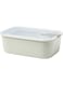 Mepal &ndash; Food container EasyClip &ndash; Food containers with lids - Clip closure - Suitable for the microwave, steam oven, refrigerator &amp; freezer - Airtight &amp; leakproof - 1000 ml - Nordic white
