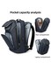 Mobcos Back Pack Navy Blue 8951 Waterproof Anti-Theft Laptop Backpack with USB Charging Port &ndash; Durable Oxford Business Travel Backpack for Men &amp; Women, Slim Work &amp; College Bag with Multiple Compartments