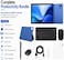 M48 Android 15 Tablet 10.1-Inch HD Display, 12GB RAM + 512GB ROM, 10000mAh Battery, Dual SIM, 8MP Front Camera, 20MP Rear Camera, Complete Productivity Bundle &ndash; Keyboard, Mouse, Stylus &amp; Case-Blue