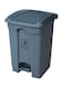 45 Litre Waste Bin   Dust Bin   Garbage Bin   Pedal Bin   Trash Bin   Step on Waste Bin with Pedal Grey 45Liters