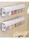 1 Piece Wall Hanging TransparentUnderwear Storage Organizer (White)