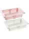 Yangld Refrigerator Storage Organizer Kitchen Fridge Storage Rack Adjustable Durable Refrigerator Drawer Storage Shelf Kitchen Collecting Box Basket Rack Stand Basket Container (2)