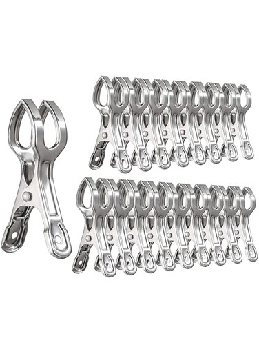 Oasisgalore Beach Towel Clips,18 Packs 3.3 Inch Pool Cover Clips,Beach Chair Clips,Above Ground Pool Cover Clamps for Chairs,Cruise,Boat,Blanket,Quilt