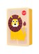 3 Sprouts Silicone Bento Lunch Box - Leakproof Lunch Box for Kids - Lion