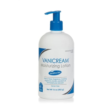 VanicreamMoisturizing Lotion with Pump Dispenser - 16 fl oz (1 lb) &acirc;&euro;&ldquo; Formulated Without Common Irritants for Those with Sensitive Skin