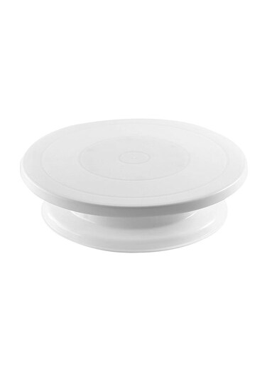 Making Turntable Rotating Decorating Platform Stand White 28x28x4cm