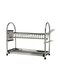 Stainless Steel Dish Rack Silver 57x27x40cm