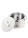 Panayaa Thermo Container 2200ml- Stainless Steel Insulated Hot Pot   Thermal Food Storage Containers Warmers   SILVER