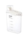 Rice Storage Container, Rice Dispenser Storage Containers, Rice Storage Bin, Clear Kitchen Pantry Food Storage Container, Dry Food Dispenser, Plastic Rice Cereal Flour Holder, Airtight Food Storage