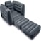 Inflatable1 Seater Pull Out Sofa Bed Compact &amp; Versatile 17.78x33.2x36.83 cm Grey Couch for Indoor and Outdoor Use