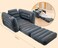 Inflatable1 Seater Pull Out Sofa Bed Compact &amp; Versatile 17.78x33.2x36.83 cm Grey Couch for Indoor and Outdoor Use