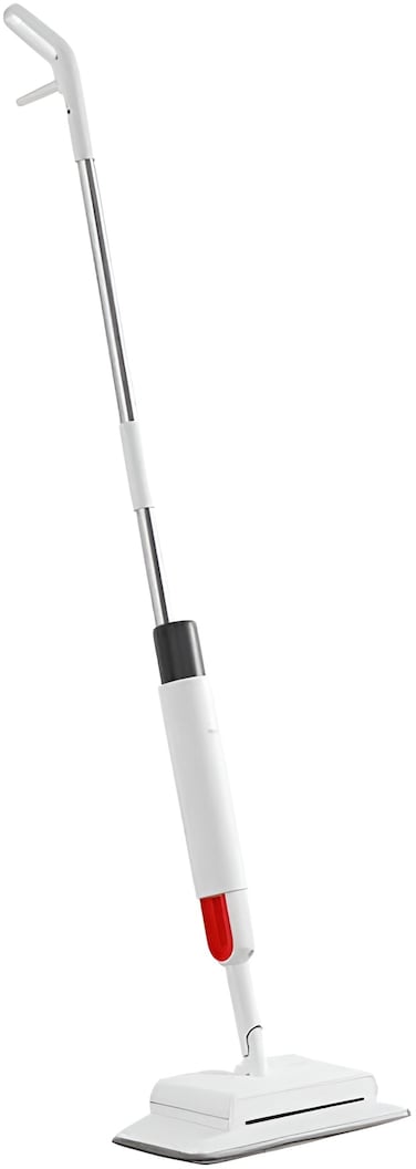 2 in1 Smart Cordless Handheld Rotatable Sweeper With Water Spraying Mop Floor Cleaner TB900 230ML Dustbin 0.28L Water Tank  White