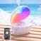 Humidifier with Bluetooth Speaker - Sea Shell Pearl Design, Colorful LED Lights, Raindrop Anxiety Stress Relief, Aromatherapy Diffuser for Home &amp; Office, Cool Mist