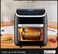 SprinteeAir Fryer Oven 14L with Large Capacity with 4 Accessories, Multi-Function Digital Air Fryer with 10 Preset Functions, Easy-to-Clean 1800W