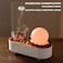 Lava Volcano Humidifier USB Aroma Diffuser with Flame Lamp - 3D Flame Ball Design, Essential Oil Ultrasonic Cool Mist Diffuser, Color Changing LED Lights