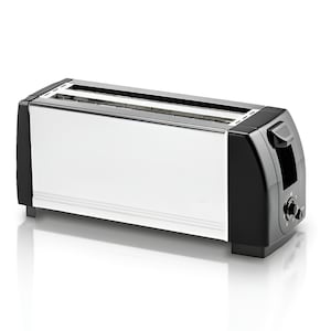 4 Slice Bread Toaster with Extra Wide Slots Stainless Steel Toaster with Dual Independent Controls, Adjustable Browning Settings & High-Lift Lever Perfect for Toast, Bagels, and Waffles