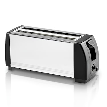 4 Slice Bread Toaster with Extra Wide Slots Stainless Steel Toaster with Dual Independent Controls, Adjustable Browning Settings &amp; High-Lift Lever   Perfect for Toast, Bagels, and Waffles