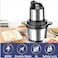Nicsware 4L Stainless Steel Food Chopper &amp; Mincer Grinder Blender &ndash; 800W Heavy Duty Copper Motor, Electric Meat Grinder for Vegetables, Onions, Nuts &amp; More