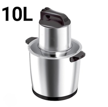 Nicsware 10L Heavy Duty 2000W Food Chopper &amp; Electric Meat Grinder &ndash;Stainless Steel Bowl, 2-Speed Mincer &amp; Food Processor for Meat, Vegetables, Onion &amp; Garlic &ndash; Powerful Kitchen Appliance