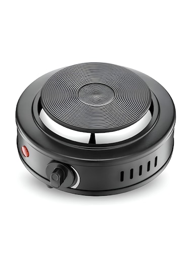 Portable Mini Hot Plate 500W 106mm Iron Plate with Thermostat Control, Compact Electric Stove for Travel, Dorm, Office, and Small Spaces