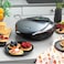 Multifunction Electric Pan, Cookie Maker &amp; Pizza Maker with Non-Stick Surface, Adjustable Temperature Control, Perfect for Baking, Grilling, Frying, and Cooking