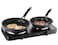 Double Hot Plate Electric Cooker, Black, Portable 2000W Dual Burner with Adjustable Temperature Control, Compact Electric Stove for Cooking, Camping, Dorm