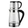 2 in1 Glass Electric Tea Maker with Electric Kettle 2200W, UK Strix Controller, German Glass Technology, Stainless Steel Clear Transparent