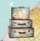3 Piece Set Suitcase Boxes with Handle, Vintage Plane &amp; Suitcase Decor, Blue World Map &amp; Travel Themed Boxes for Party Decorations, Paperboard Luggage Props, Decorative Storage Boxes with Lid