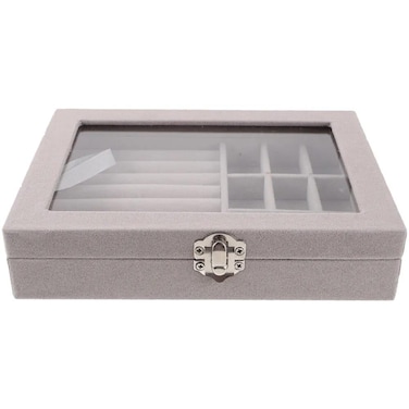 Portable Travel Jewelry Organizer Box, Small Jewelry Box, Travel Portable Jewelry Case for Ring, Pendant, Earring, Necklace, Bracelet Organizer Storage Holder Boxes