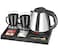 Hotel Kettle Set with 2 Ceramic Cups and Base  1200ml 1350W Fast Heating Electric Kettle for Tea and Coffee  for Hotels, Offices, and Home