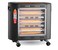 Quartz Room Heater with 5 Heating Elements 2400W, Portable Fast-Heating Space Heater with Caster Wheels for Easy Movement