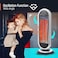 Carbon Heater with Wide-Angle Oscillation - 2 Heat Settings 450W/900W, Safety Mesh Grill, Power Control Knob, Energy-Efficient Portable Room Heater
