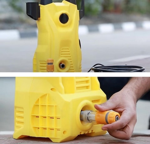 Buy High Pressure Washer 1200W Powerful Electric Power Washer for Deep Cleaning Cars Driveways Patios Compact Portable High Performance Cleaner with Adjustable Nozzle Online Carrefour UAE