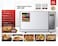 Microwave Oven with Grill 25L   Digital Display, Mirror Finish Glass Door   10 Power Levels, 8 Cooking Functions   900W Countertop Microwave for Reheating, Grilling &amp; Baking
