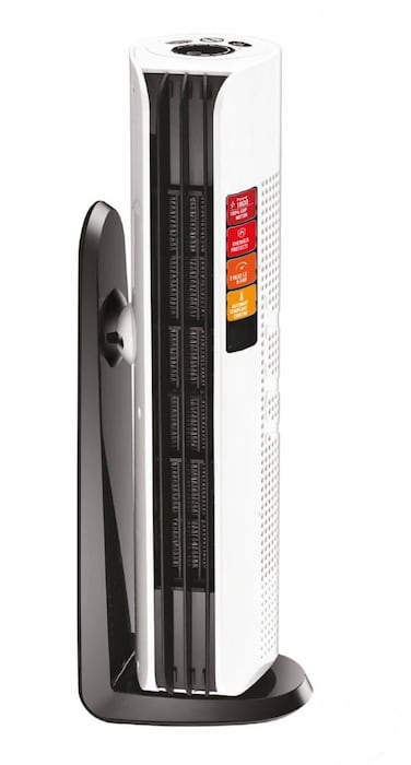 Room Heater with Dual Position 1800W, Overheat Protection, 2 Heat Levels &amp; Fan, Automatic Temperature Control for Home &amp; Office