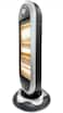 Halogen Heater with Oscillation Function, Wide-Angle Heat Reflector, 3 Heat Levels, Overheat Protection for Home &amp; Office 1200W